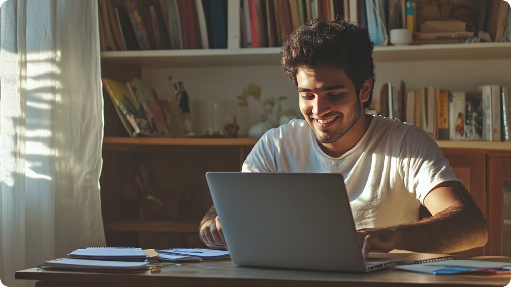 Fully online experience with campus immersion